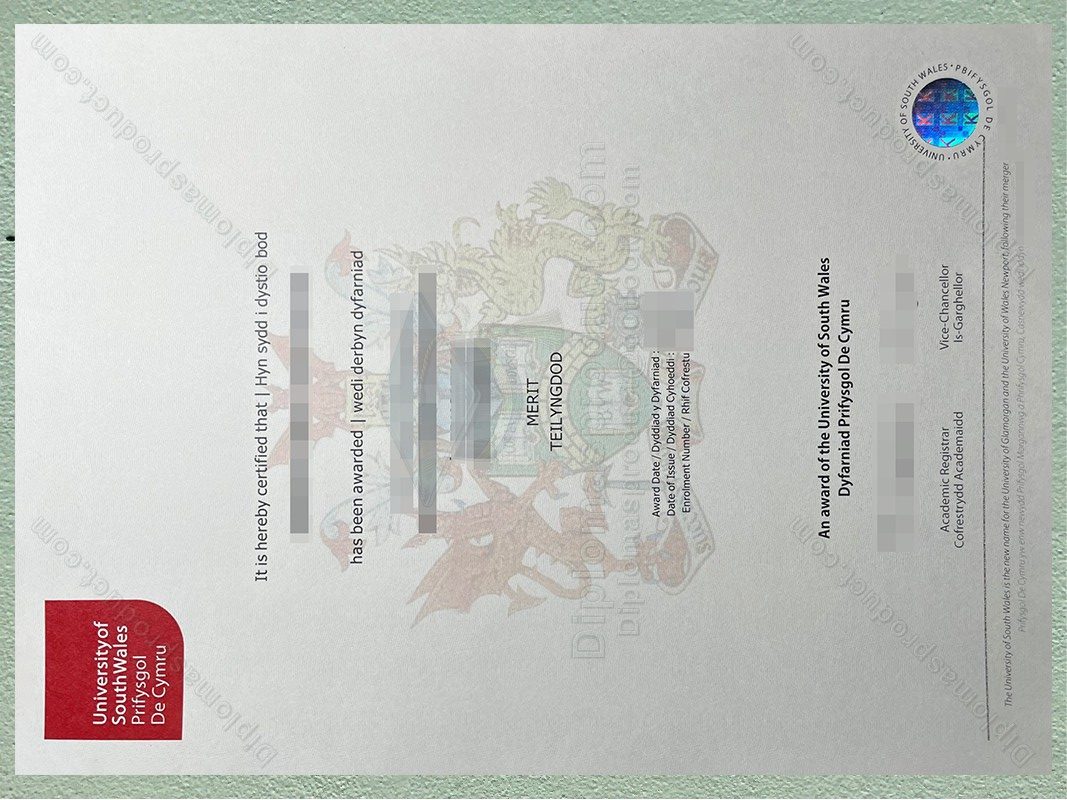 University of South Wales Degree, University of South Wales Diploma