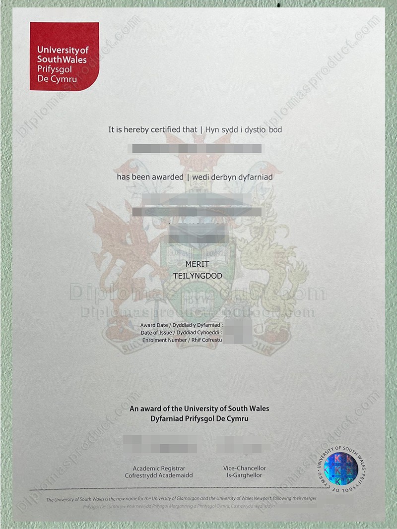 University of South Wales Degree, University of South Wales Diploma University of South Wales Degree, University of South Wales Diploma