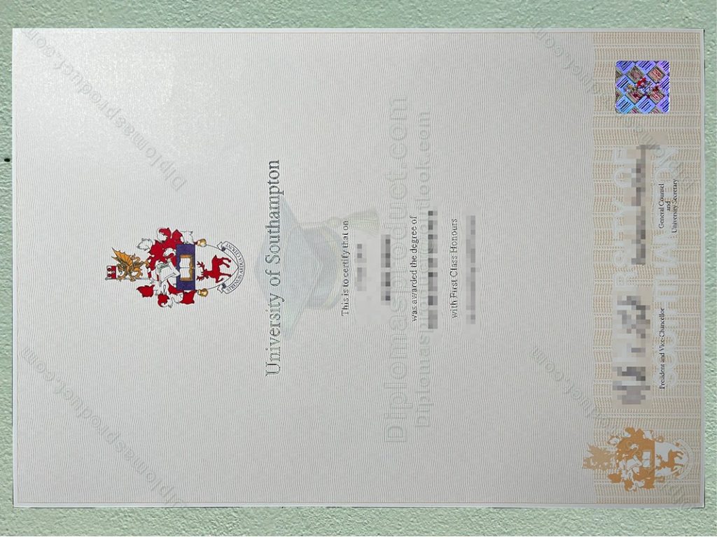 University of Southampton Degree, University of Southampton Diploma