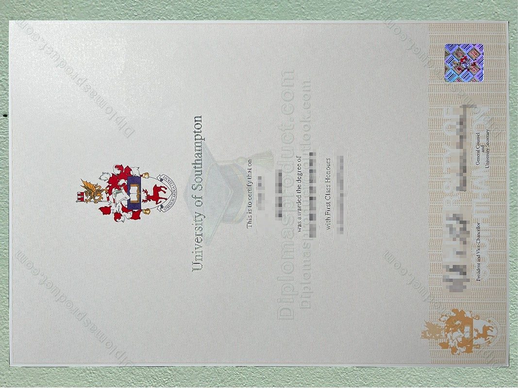 University of Southampton Degree, University of Southampton Diploma