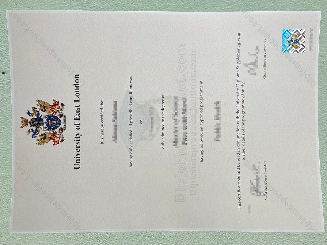 University of East London Diploma, University of East London Degree