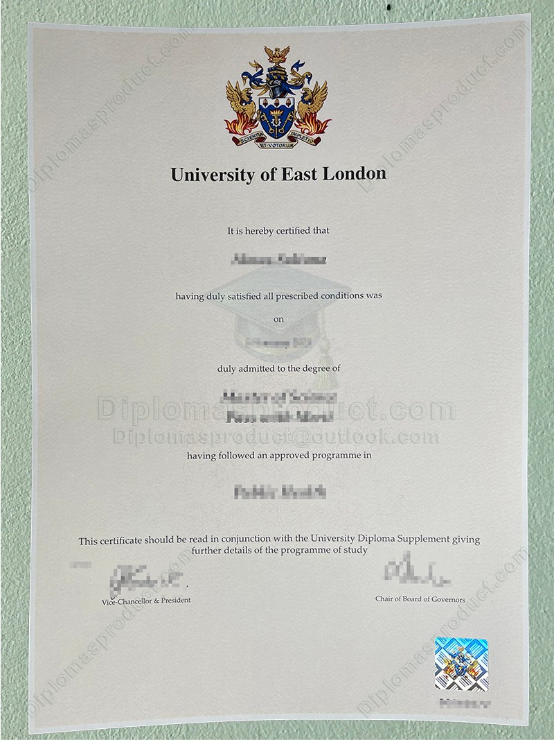 University of East London Diploma, University of East London Degree University of East London Diploma, University of East London Degree